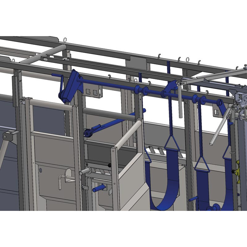 kompletter Handbetätigter Klauenpflegesatz vorn und hinten für fahrbaren und feststehenden behandlungsTreibgang