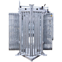 Panelträger für fahrbaren behandlungstreibgang