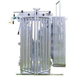 Panelträger für Fang- und Behandlungsstand mit festen seiten