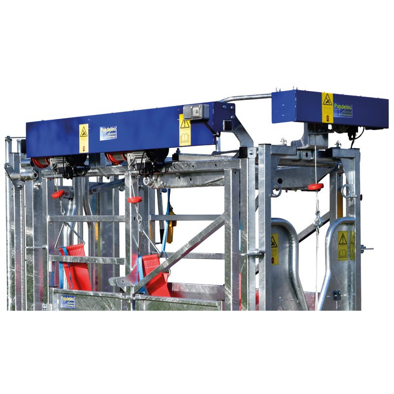 Elektrischer Klauenpflegesatz für stand mit festen Seiten - 4 Seitentüren