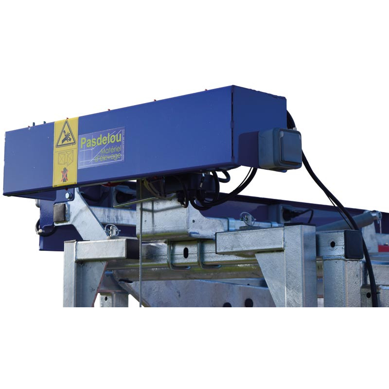 Elektrischer Klauenpflegesatz für stand mit festen Seiten - 4 Seitentüren