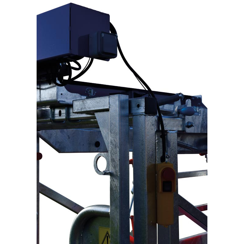 Elektrischer Klauenpflegesatz für stand mit festen Seiten - 4 Seitentüren