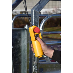 Elektrischer Klauenpflegesatz für Stand mit breitenverstellbaren Seiten - 4 Seitentüren Elektrischer Klauenpflegesatz für Stand mit breitenverstellbaren Seiten - 4 Seitentüren