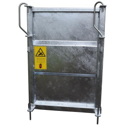 Verblechte seitliche Panels für Klauenpflegestand Full-Elec