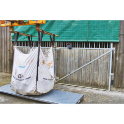 Wiegeplattform -  Riffelblech - Breite 0,80 m