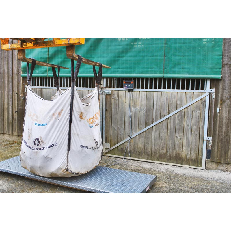 Wiegeplattform -  Riffelblech - Breite 0,80 m