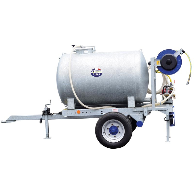 Wasserfässer auf Fahrgestell für Grünflächen 1100 L Wasserfässer auf Fahrgestell für Grünflächen 1100 L