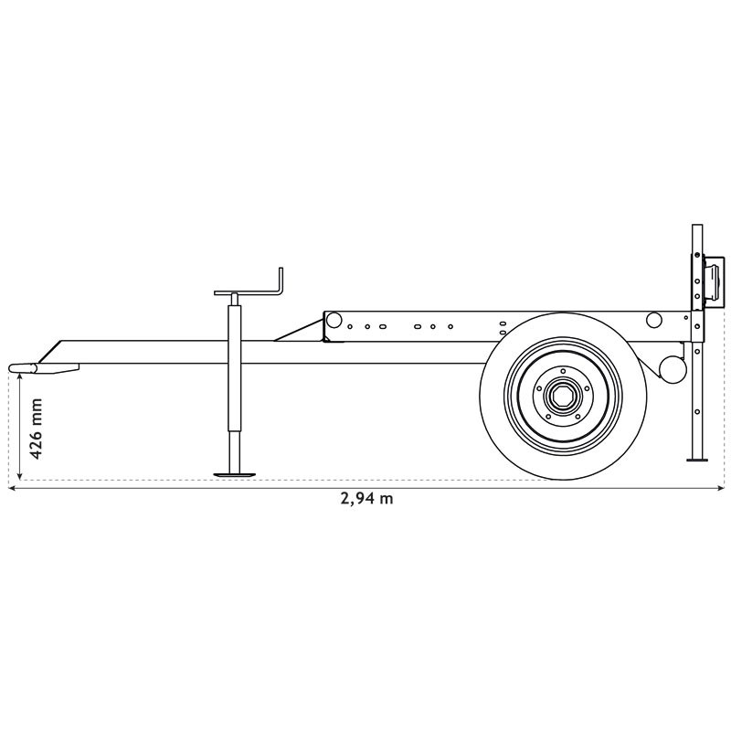 Fahrgestell für Wasserfass 890 und 1100 L Fahrgestell für Wasserfass 890 und 1100 L