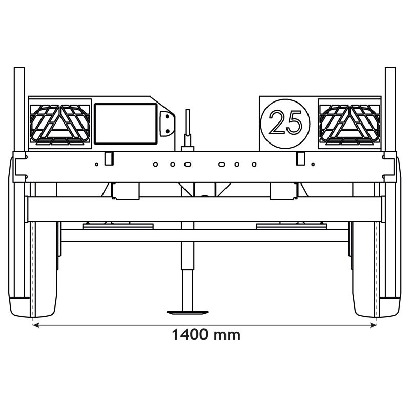 Fahrgestell für Wasserfass 890 und 1100 L Fahrgestell für Wasserfass 890 und 1100 L