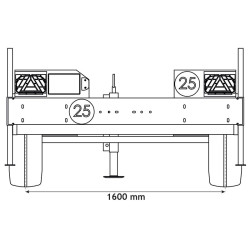 Fahrgestell für Wasserfass 1500 L