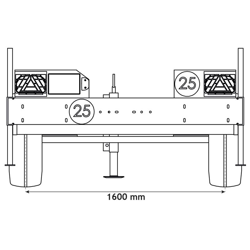 Fahrgestell für Wasserfass 1500 L