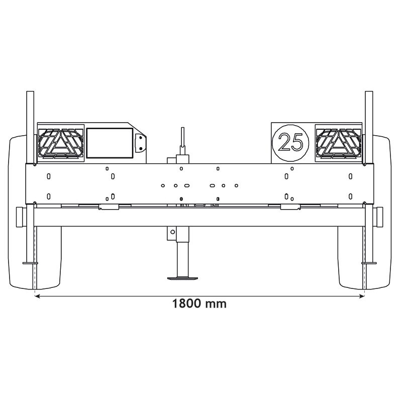 Fahrgestell für Wasserfass 2000 und 3200 L