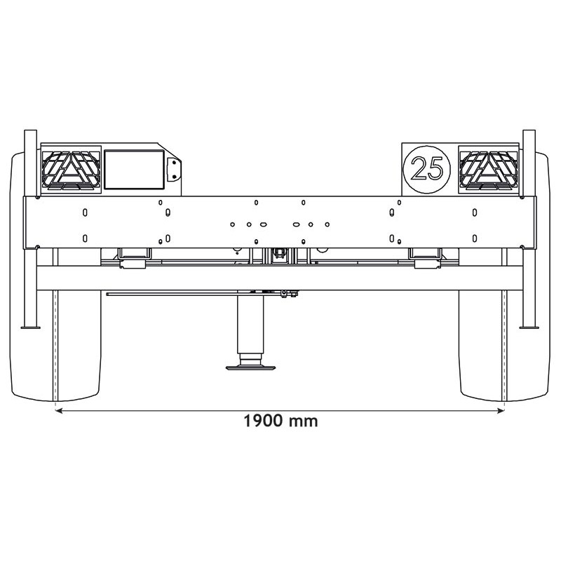 Fahrgestell für Wasserfass 8000 L