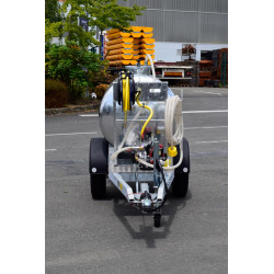 Wassertankanhänger 1000 Liter Grünflächen - Straße 90km/h - PTC 1,5 T