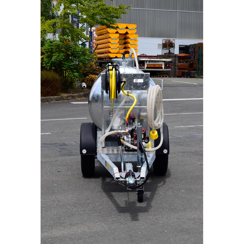 Wassertankanhänger 1000 Liter Grünflächen - Straße 90km/h - PTC 1,5 T