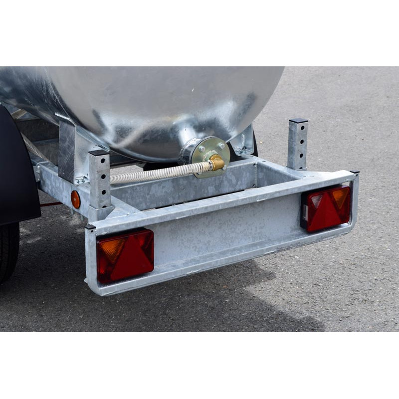 Wassertankanhänger 1000 Liter Grünflächen - Straße 90km/h - PTC 1,5 T