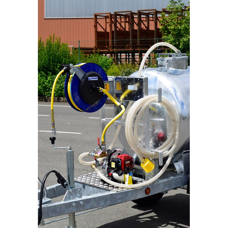 Wassertankanhänger 1000 Liter Grünflächen - Straße 90km/h - PTC 1,5 T