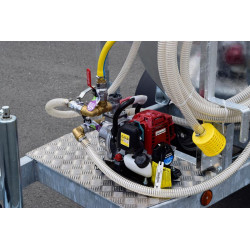 Wassertankanhänger 1000 Liter Grünflächen - Straße 90km/h - PTC 1,5 T