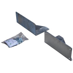 Befestigungssatz für Tränke mit Schwimmerventil anbringung an Monoblock-Wasserfässern