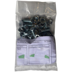 Befestigungssatz für Tränke mit Schwimmerventil anbringung an Monoblock-Wasserfässern