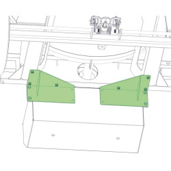 Befestigungssatz für Tränke mit Schwimmerventil anbringung an Monoblock-Wasserfässern