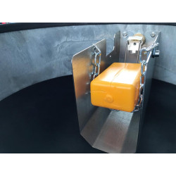 Schwimmerventil zum automatischen Befüllen des Wasserfasses