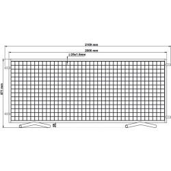 Vergitterte Geflügelhorde