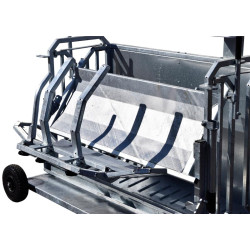 Fahrbare Behandlungswendebox für Schafe