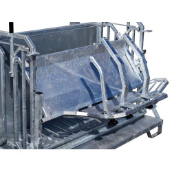 Fahrbare Behandlungswendebox für Schafe