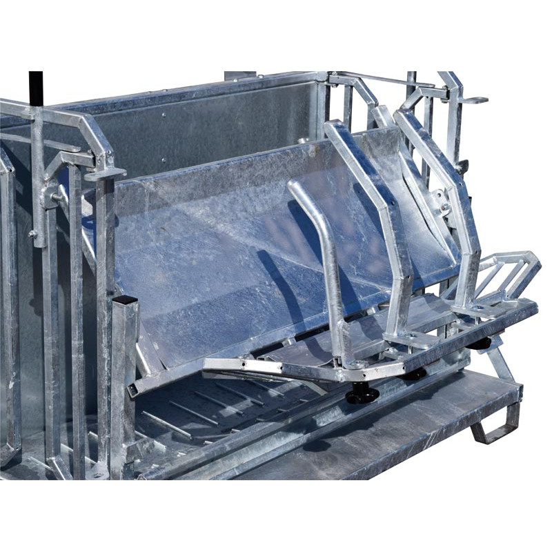 Fahrbare Behandlungswendebox für Schafe