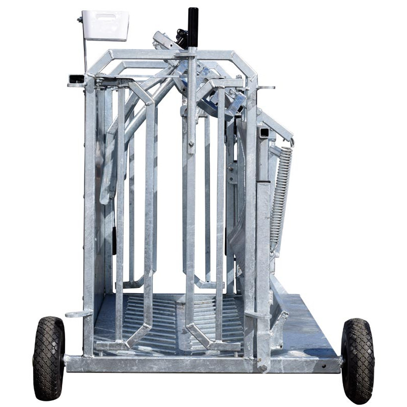 Fahrbare Behandlungswendebox für Schafe