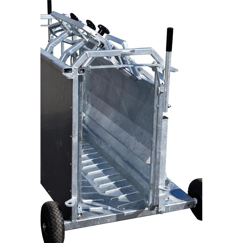 Fahrbare Behandlungswendebox für Schafe