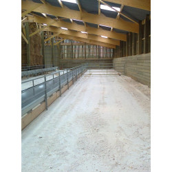 Einfacher trog mit 3-rohrigen gitter