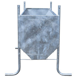 2 m Doppelte Raufe auf Füssen für Schafe und Ziegen