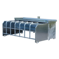 einfacher Selektionsfutterautomat 265 l mit Lämmerschlupf