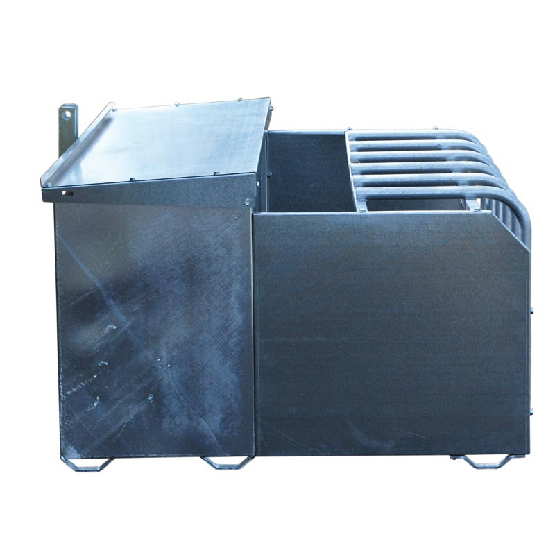 einfacher Selektionsfutterautomat 265 l mit Lämmerschlupf