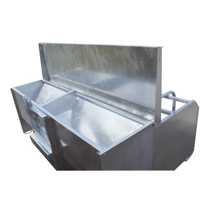 einfacher Selektionsfutterautomat 265 l mit Lämmerschlupf