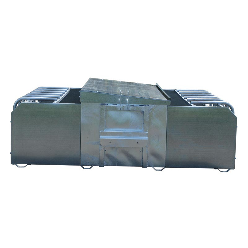 doppelter Selektionsfutterautomat 450 l mit Lämmerschlupf