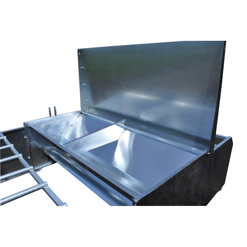 doppelter Selektionsfutterautomat 450 l mit Lämmerschlupf