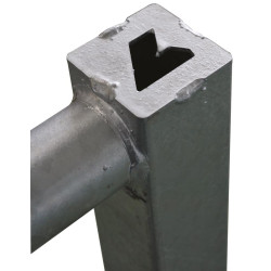 Weidetore für Schafe Ausziehbare 7-Rohrige mit 1 Riegel 3/4 m