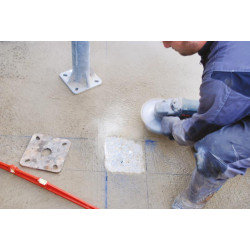 Ø 102 mm Pfosten ohne Befestigungen zum Aufdübeln - H. 1,68 m - Wandstärke 4 mm