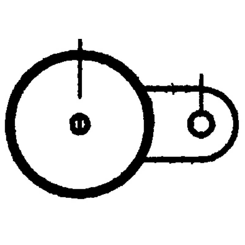 Pfosten 1 Richtung - Ø 102 mm - Zum Einbetonieren
