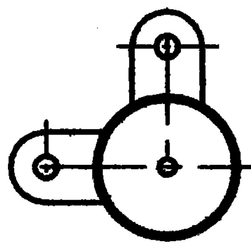 Pfosten 2 Richtung im Winkel - Ø 102 mm - Zum Einbetonieren Pfosten 2 Richtung im Winkel - Ø 102 mm - Zum Einbetonieren