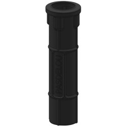 Runde Bodenhülse aus Kunststoff für Ø 102 mm runden Pfosten Runde Bodenhülse aus Kunststoff für Ø 102 mm runden Pfosten