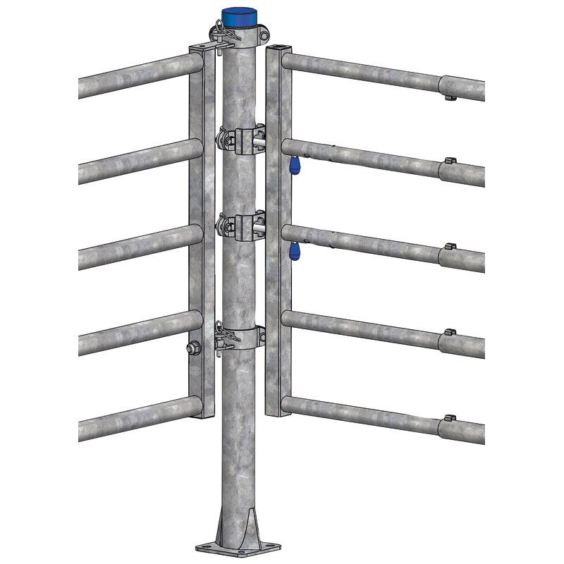 "EASYLOCK" 1/2 Schelle für Ø 102 mm Pfosten