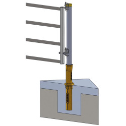 „ISOPROTEC“ Schutzmuffe aus Kunststoff für Ø 102 mm Pfosten
