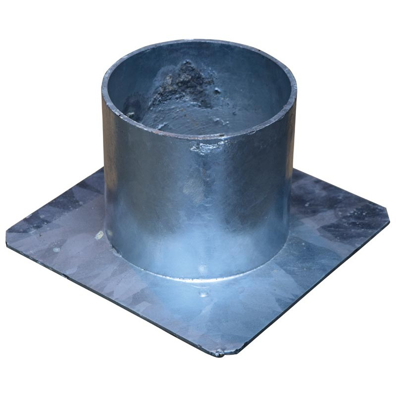 „ISOPROTEC“ Deckel für Bodenhülse, für runden Pfosten