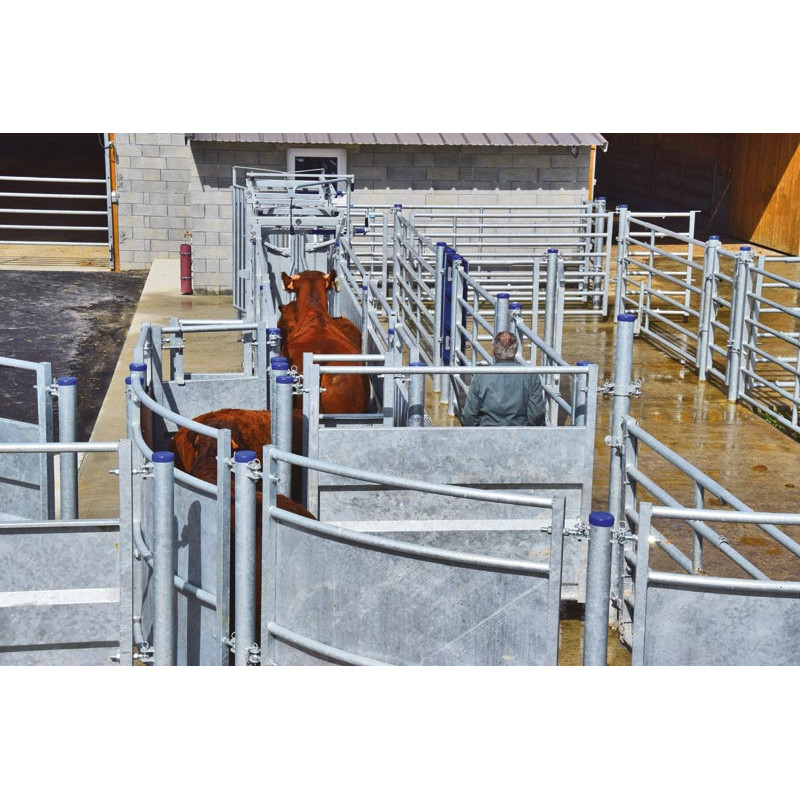 Eingangsmodul für TreibgAng mit Pfosten zum Einbetonieren