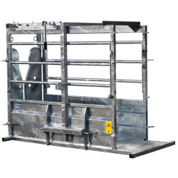 Behandlungsstand LFM - Feste Seiten - Verblechte seitliche Panels mit aufklappbarem Oberteil Behandlungsstand LFM - Feste Seiten - Verblechte seitliche Panels mit aufklappbarem Oberteil