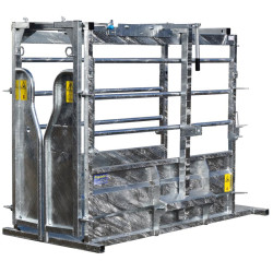 Behandlungsstand LFM - Feste Seiten - Verblechte seitliche Panels mit aufklappbarem Oberteil Behandlungsstand LFM - Feste Seiten - Verblechte seitliche Panels mit aufklappbarem Oberteil